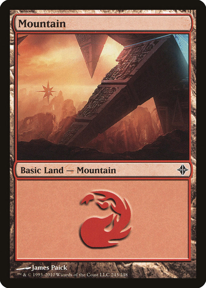 Mountain - [Foil] Rise of the Eldrazi (ROE)