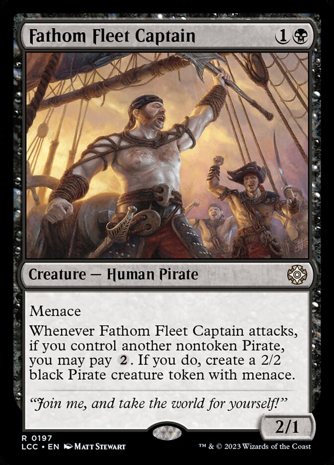 Fathom Fleet Captain - Lost Caverns of Ixalan Commander (LCC)