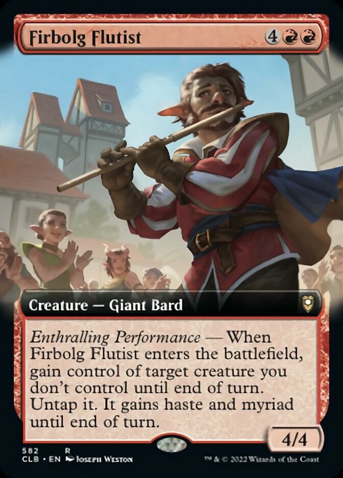 Firbolg Flutist - [Extended Art] Commander Legends: Battle for Baldur's Gate (CLB)