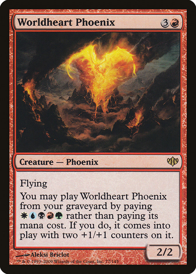 Worldheart Phoenix - [Foil] Conflux (CON)