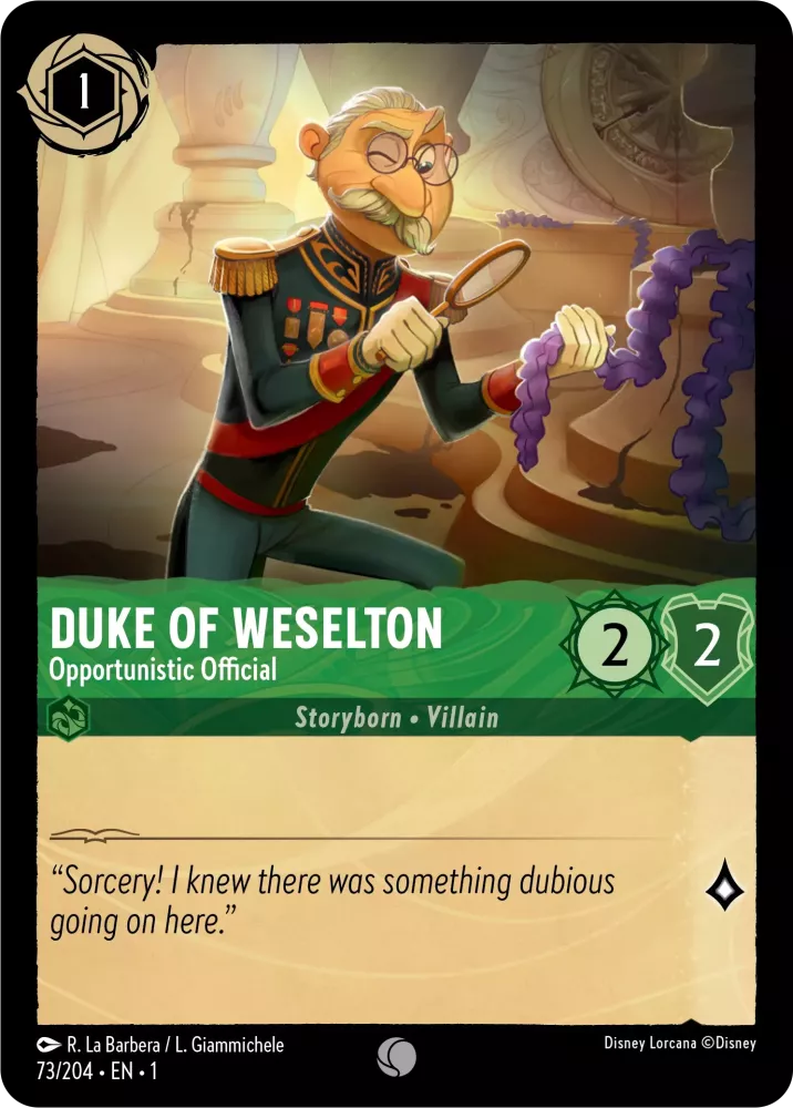 Duke Of Weselton - Opportunistic Official - The First Chapter (1)