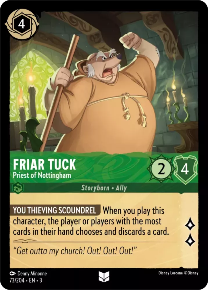 Friar Tuck - Priest of Nottingham - [Foil] Into the Inklands (3)