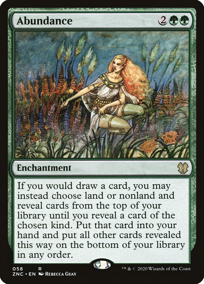 Abundance - [Foil] Zendikar Rising Commander (ZNC)