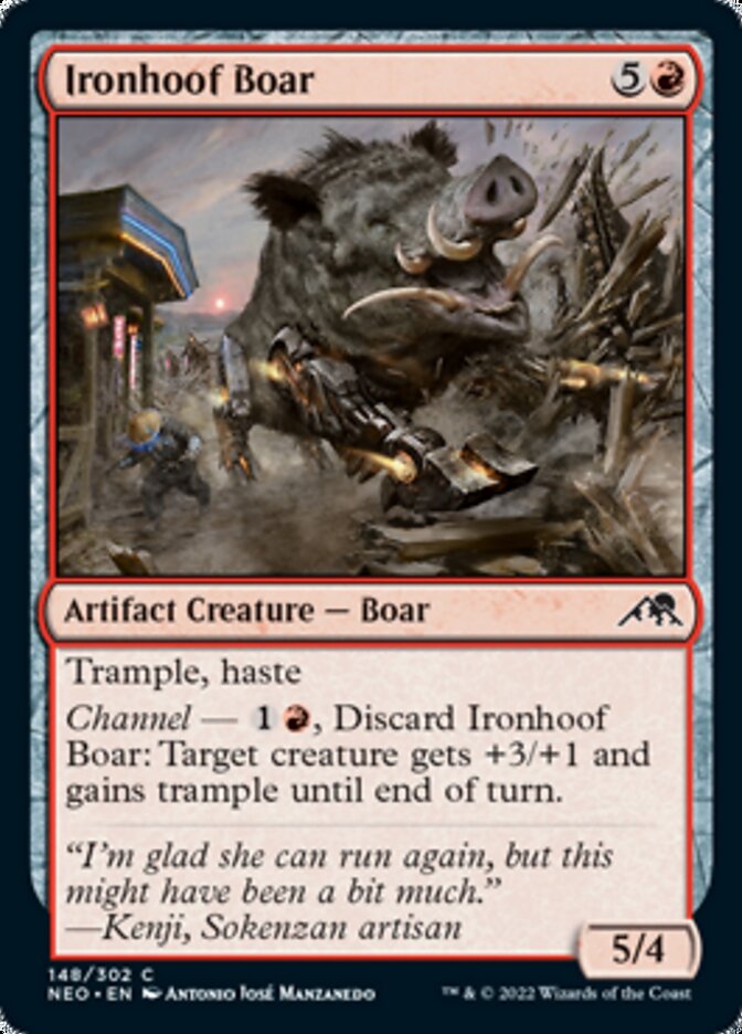 Ironhoof Boar - Kamigawa: Neon Dynasty (NEO)