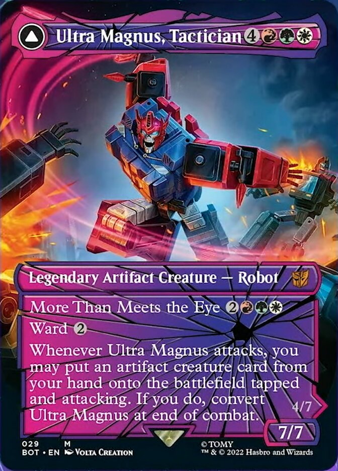 Ultra Magnus, Tactician // Ultra Magnus, Armored Carrier - [Foil, Shattered Glass] Transformers (BOT)
