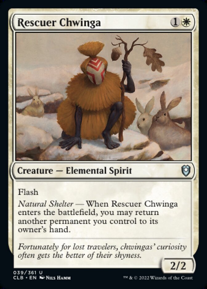 Rescuer Chwinga - [Foil] Commander Legends: Battle for Baldur's Gate (CLB)
