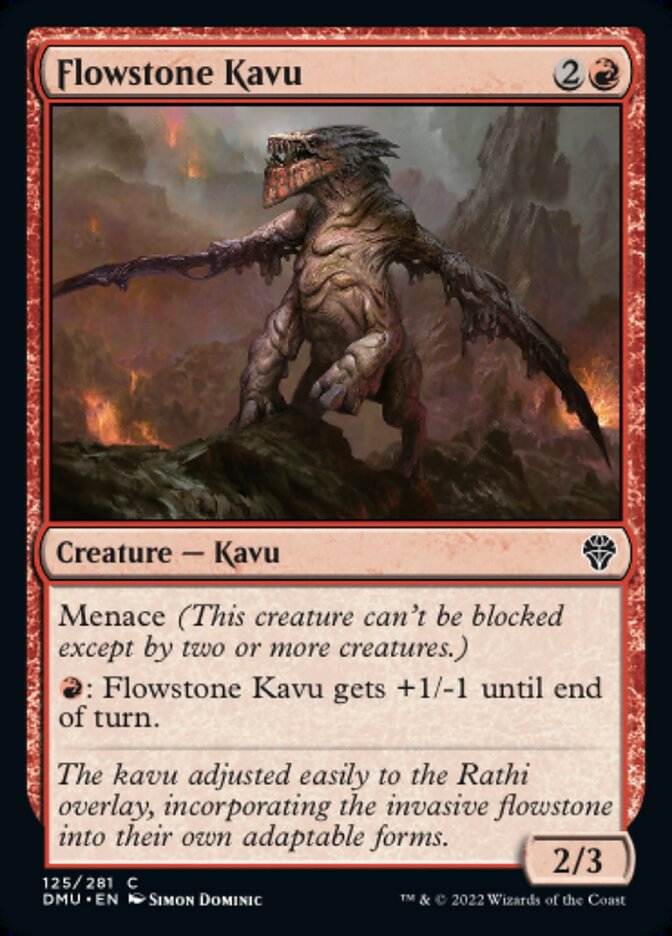 Flowstone Kavu - [Foil] Dominaria United (DMU)