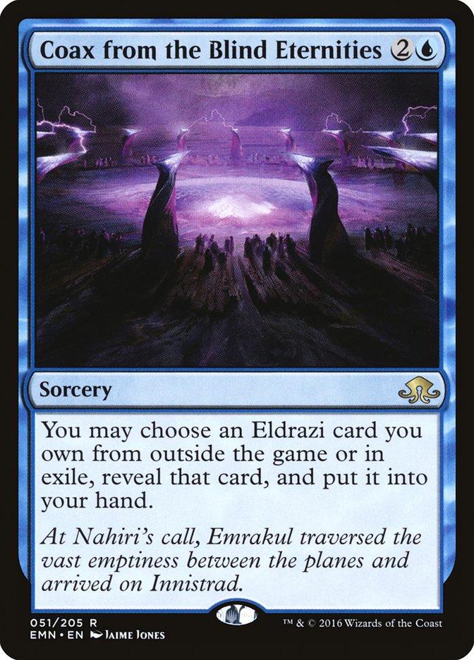 Coax from the Blind Eternities - [Foil] Eldritch Moon (EMN)