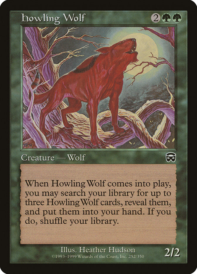 Howling Wolf - [Foil] Mercadian Masques (MMQ)