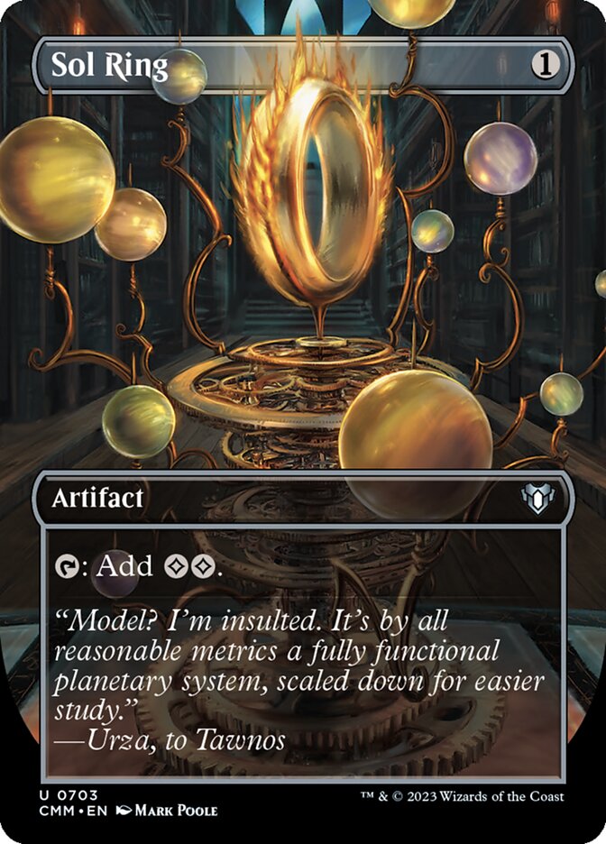 Sol Ring - [Borderless] Commander Masters (CMM)