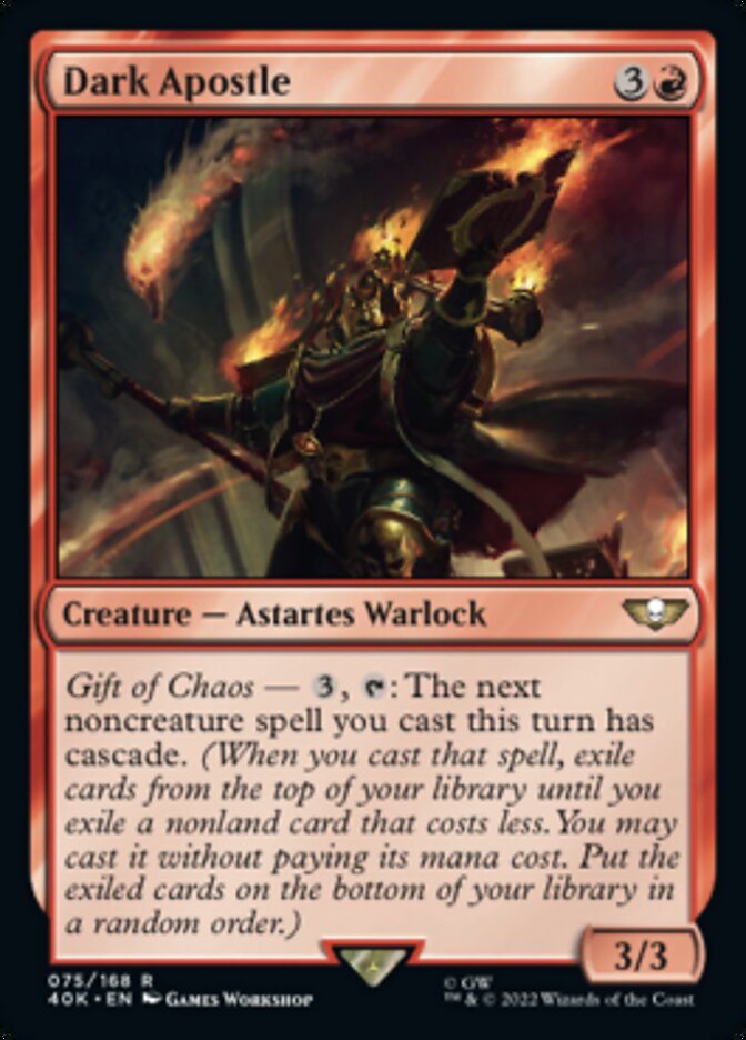 Dark Apostle - [Surge Foil] Warhammer 40,000 Commander (40K)