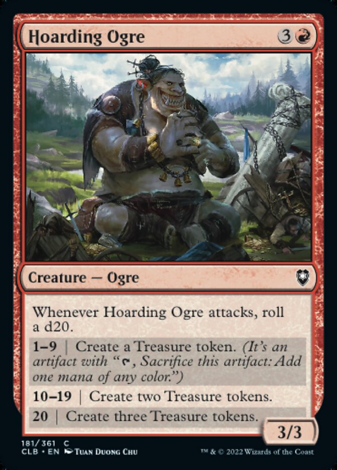 Hoarding Ogre - [Foil] Commander Legends: Battle for Baldur's Gate (CLB)