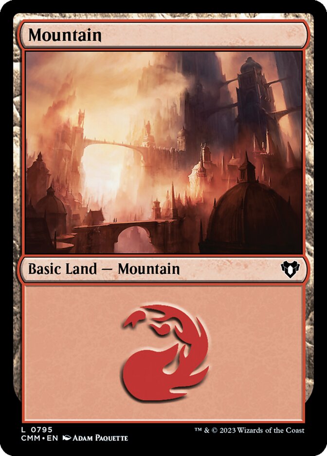 Mountain (795) - [Foil] Commander Masters (CMM)