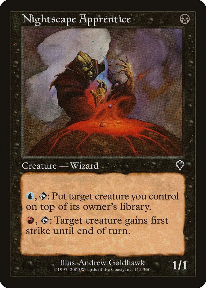 Nightscape Apprentice - [Foil, Retro Frame] Invasion (INV)