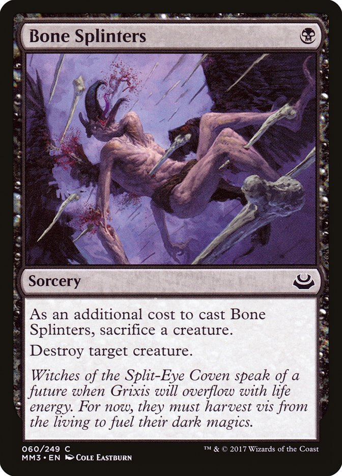 Bone Splinters - [Foil] Modern Masters 2017 (MM3)