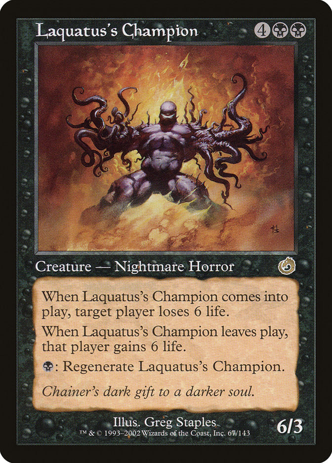 Laquatus's Champion - [Foil] Torment (TOR)