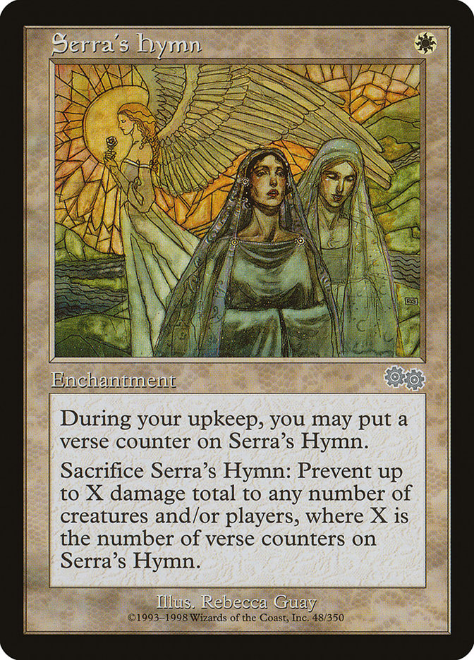 Serra's Hymn - [Retro Frame] Urza's Saga (USG)