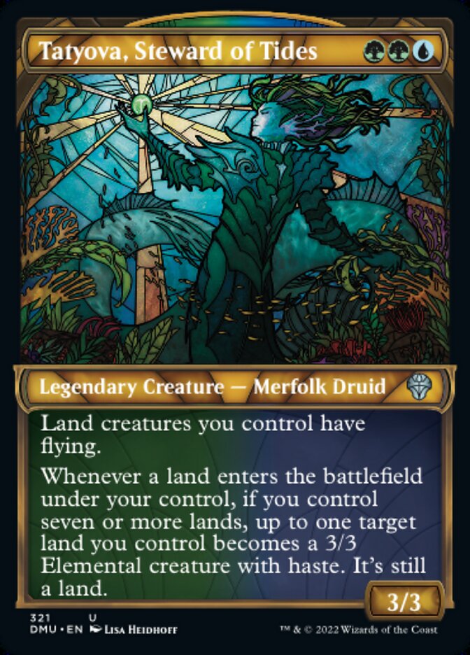 Tatyova, Steward of Tides - [Foil, Showcase] Dominaria United (DMU)