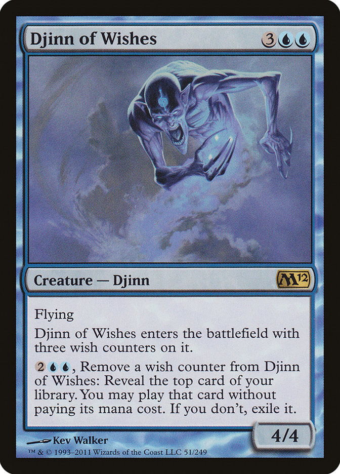 Djinn of Wishes - [Foil] Magic 2012 (M12)