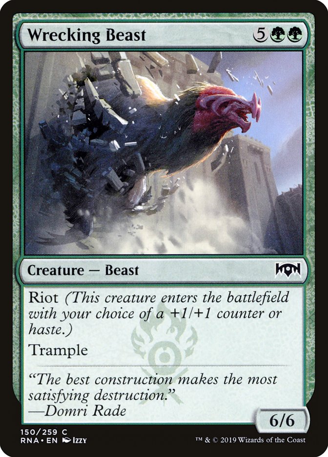 Wrecking Beast - Ravnica Allegiance (RNA)