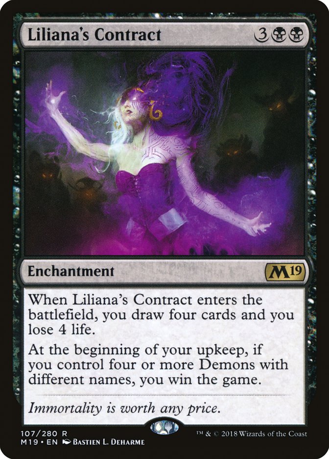 Liliana's Contract - [Foil] Core Set 2019 (M19)