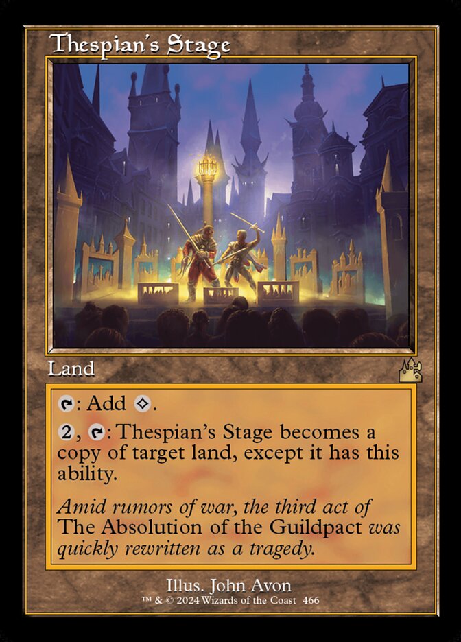 Thespian's Stage - [Foil, Retro Frame] Ravnica Remastered (RVR)