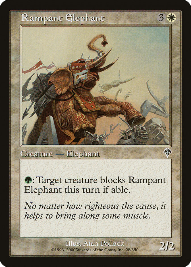 Rampant Elephant - [Retro Frame] Invasion (INV)