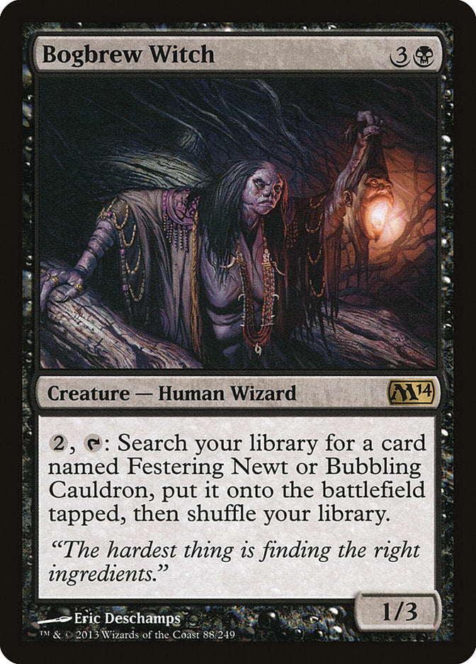 Bogbrew Witch - [Foil] Magic 2014 (M14)