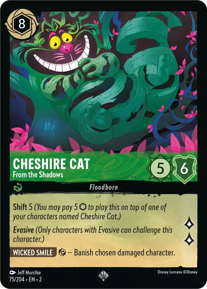 Cheshire Cat - From the Shadows - [Foil] Rise of the Floodborn (2)