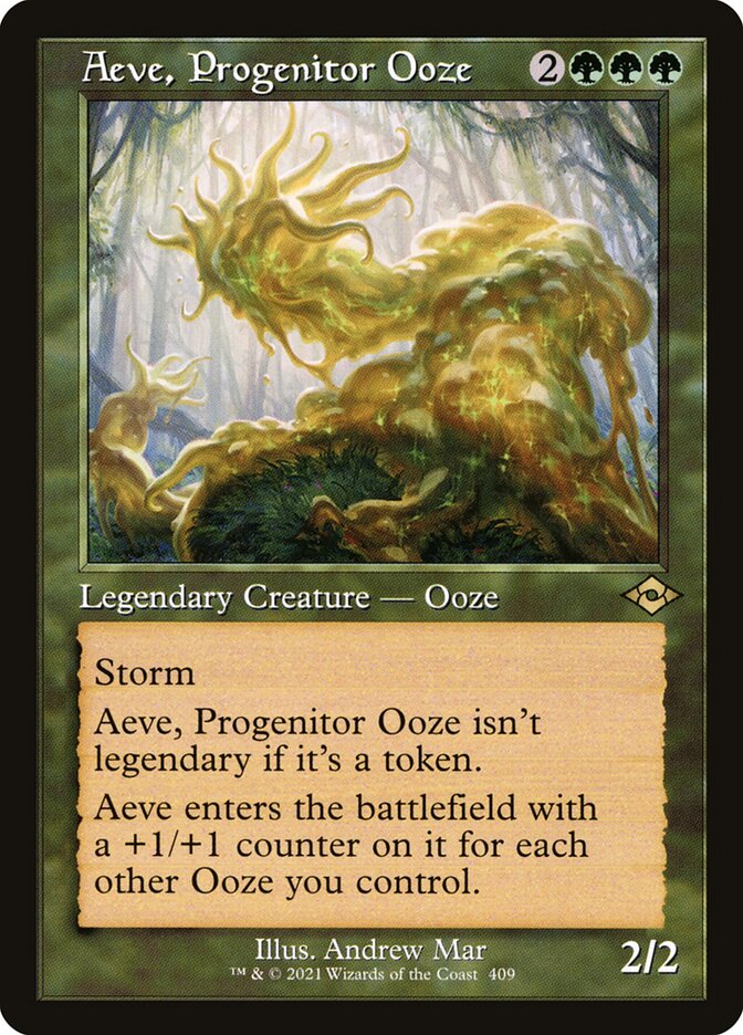 Aeve, Progenitor Ooze - [Etched Foil, Retro Frame] Modern Horizons 2 (MH2)