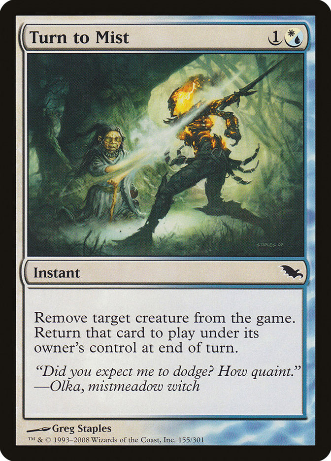 Turn to Mist - Shadowmoor (SHM)