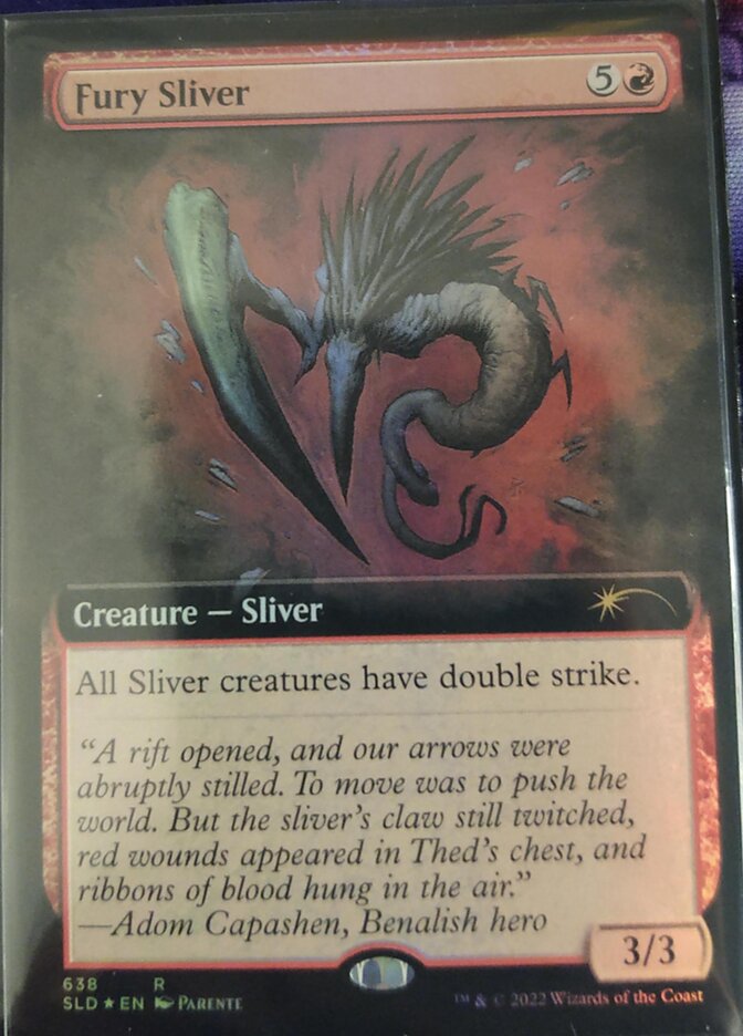 Fury Sliver (638) - [Foil, Extended Art] Secret Lair Drop (SLD)