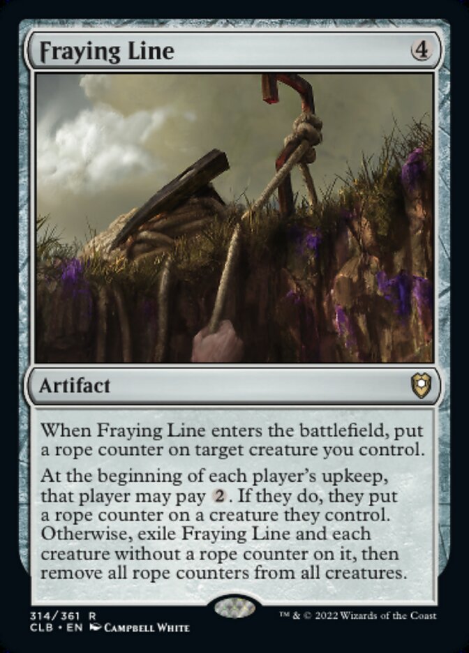 Fraying Line - [Foil] Commander Legends: Battle for Baldur's Gate (CLB)