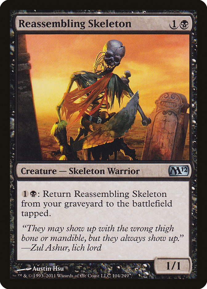 Reassembling Skeleton - [Foil] Magic 2012 (M12)