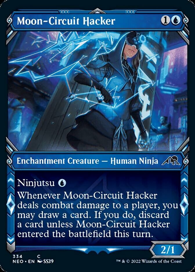Moon-Circuit Hacker - [Foil, Showcase] Kamigawa: Neon Dynasty (NEO)