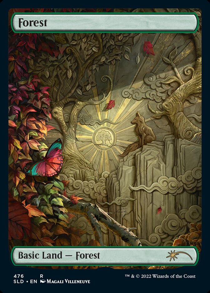 Forest (476) - [Foil, Full Art] Secret Lair Drop (SLD)