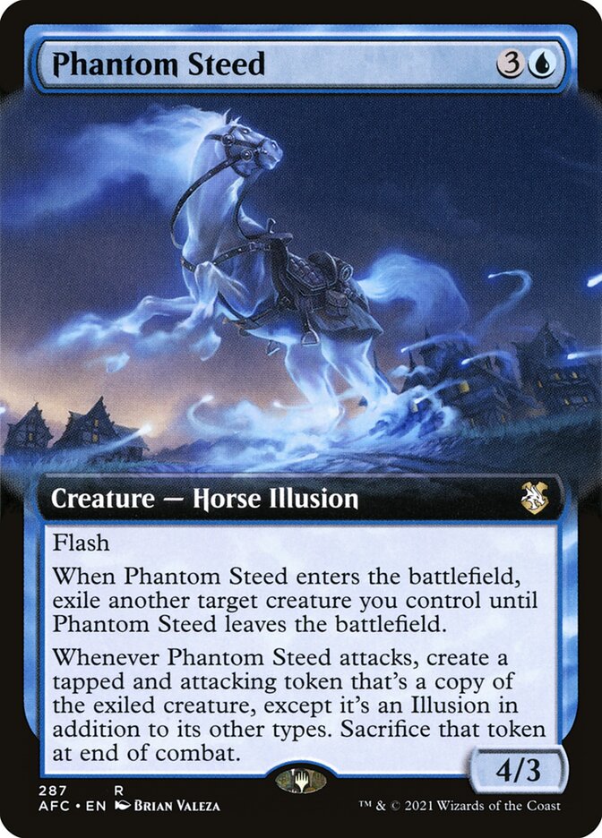Phantom Steed - [Extended Art] Forgotten Realms Commander (AFC)