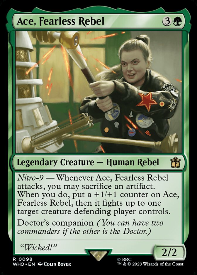 Ace, Fearless Rebel - [Foil] Doctor Who (WHO)
