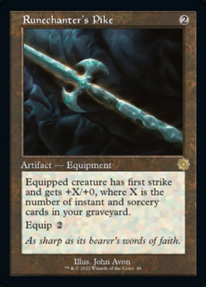 Runechanter's Pike - [Foil] The Brothers' War Retro Artifacts (BRR)