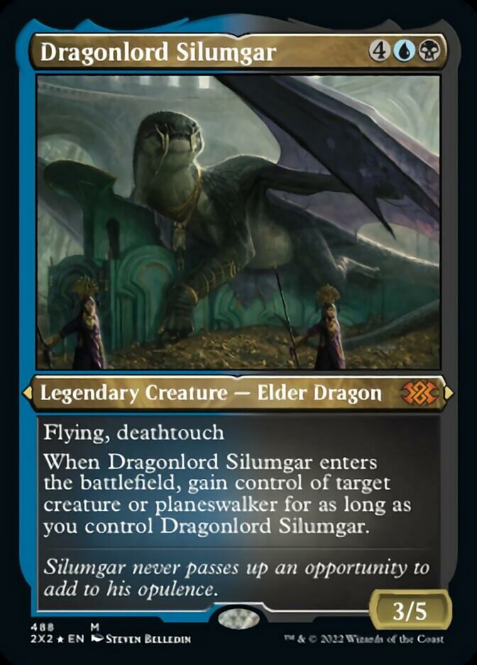 Dragonlord Silumgar - [Etched Foil] Double Masters 2022 (2X2)
