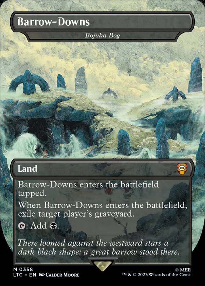 Barrow-Downs - Bojuka Bog - [Foil, Borderless] Tales of Middle-earth Commander (LTC)