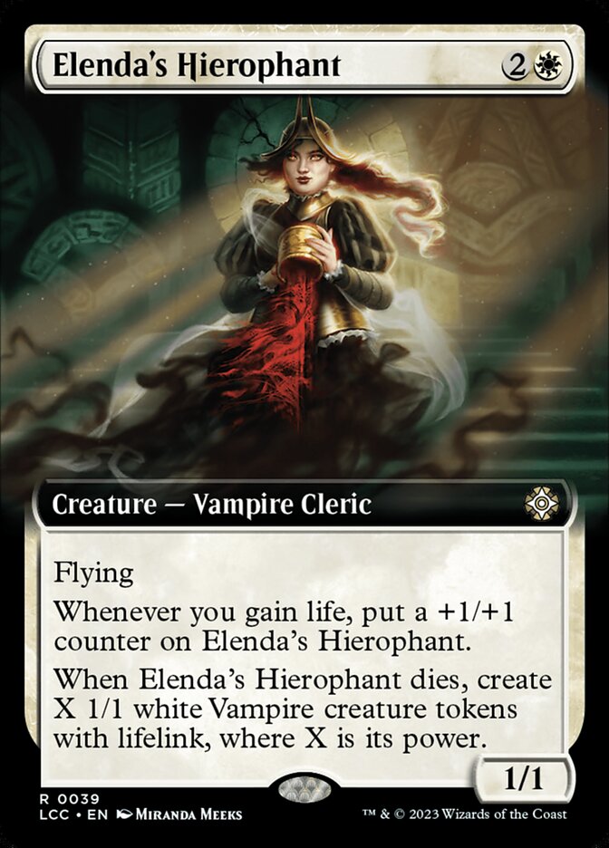 Elenda's Hierophant - [Extended Art] Lost Caverns of Ixalan Commander (LCC)