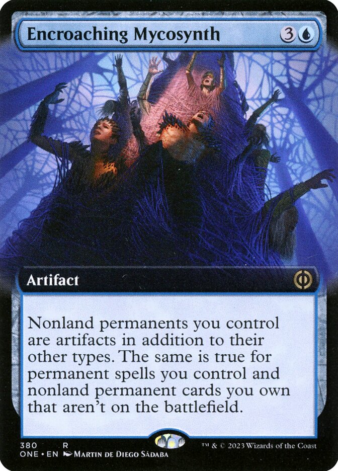 Encroaching Mycosynth - [Extended Art] Phyrexia: All Will Be One (ONE)