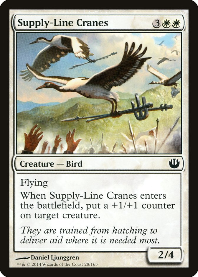 Supply-Line Cranes - [Foil] Journey into Nyx (JOU)
