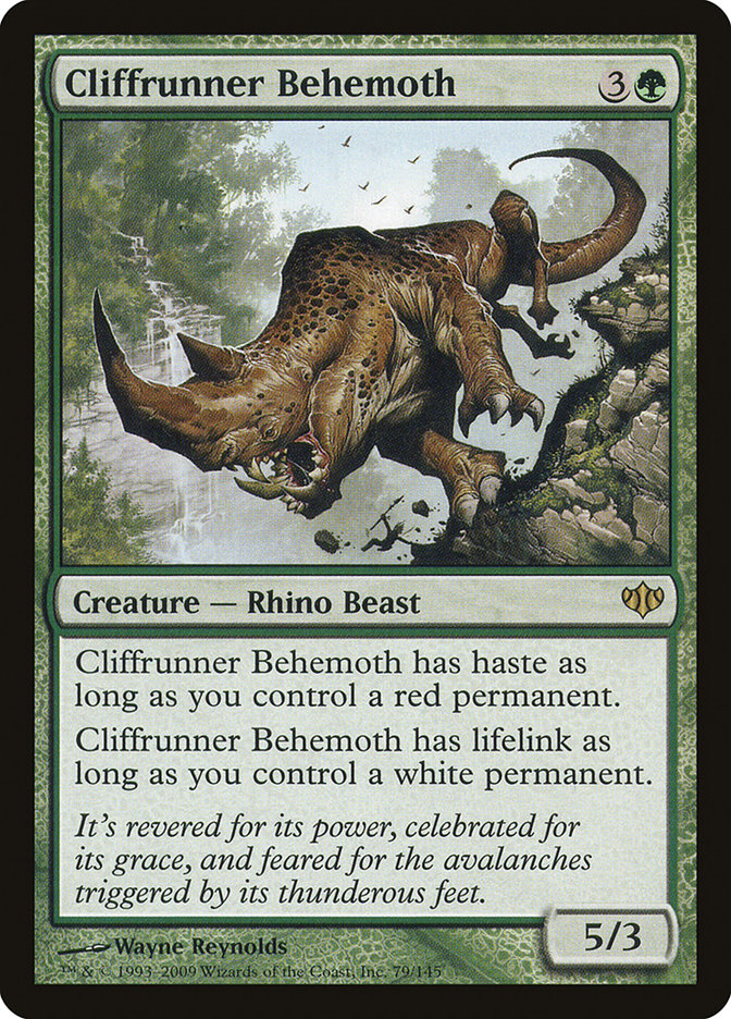 Cliffrunner Behemoth - [Foil] Conflux (CON)