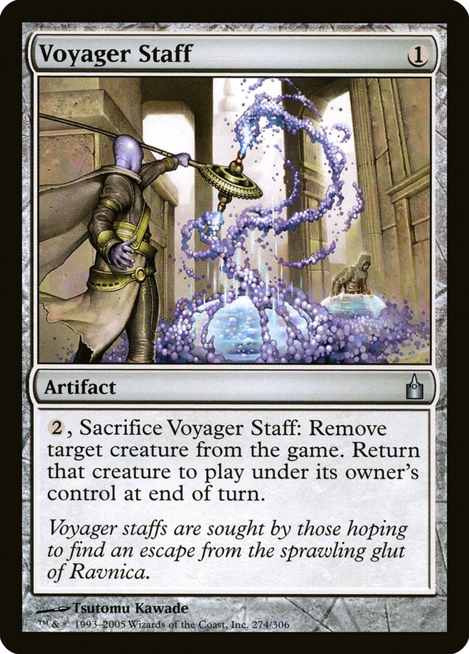 Voyager Staff - [Foil] Ravnica: City of Guilds (RAV)