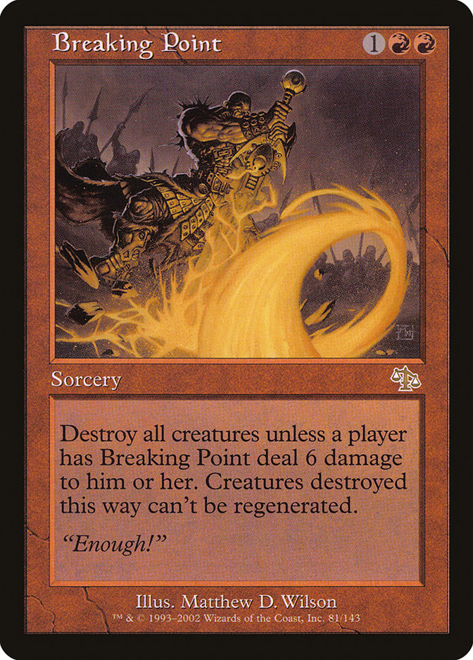 Breaking Point - [Foil] Judgment (JUD)