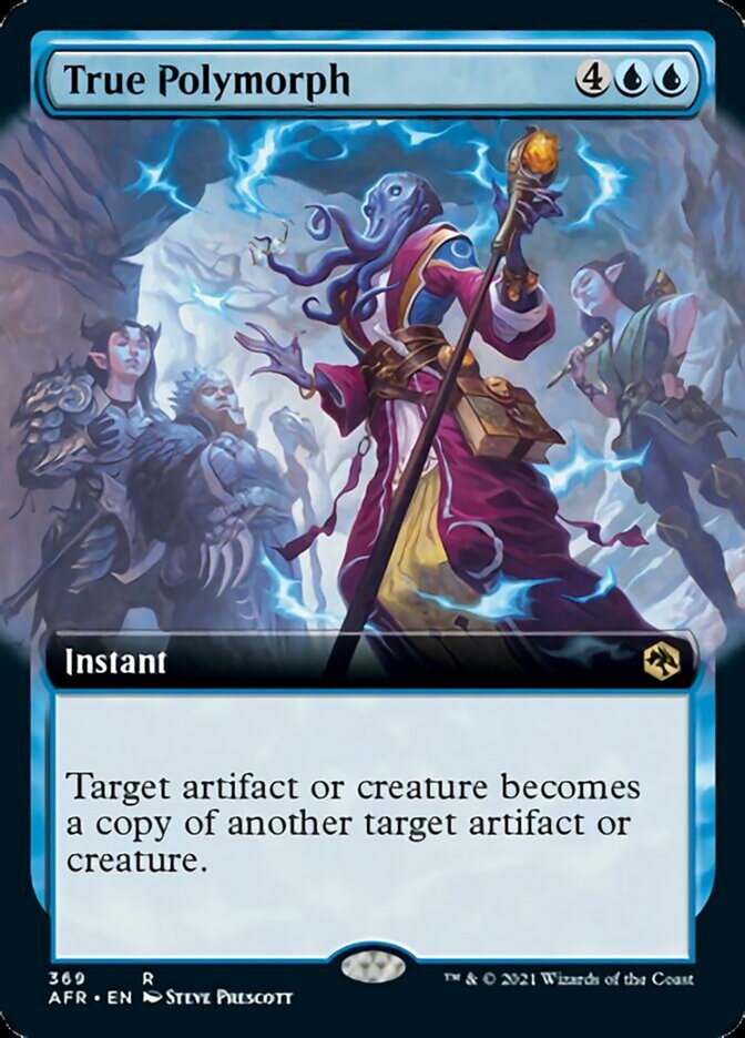 True Polymorph - [Foil, Extended Art] Adventures in the Forgotten Realms (AFR)