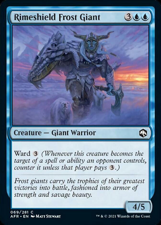 Rimeshield Frost Giant - [Foil] Adventures in the Forgotten Realms (AFR)
