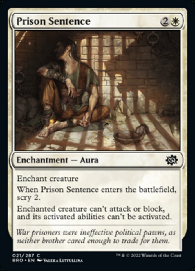 Prison Sentence - The Brothers' War (BRO)